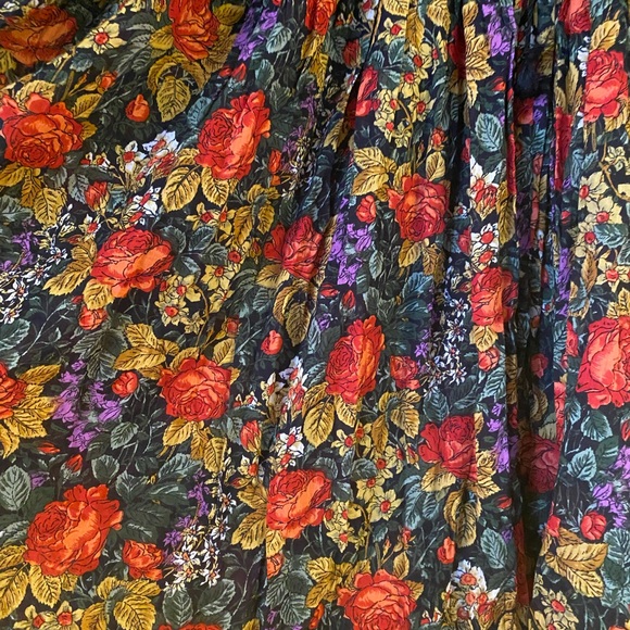 Cotton floral maxi skirt - Picture 2 of 5